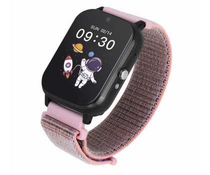 Zegarek dla dzieci Garett Kids Tech 4G Różowy velcro